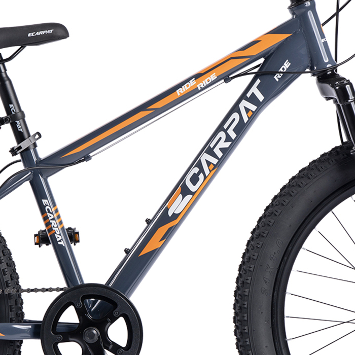 Bicicleta MTB-HT 24" CARPAT Ride S24109, cadru otel 14", manete RevoShift, frane disc, 7 viteze [10]