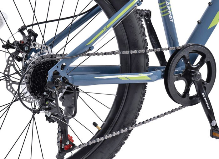 Bicicleta MTB-HT 24" CARPAT Ride S24109, cadru otel 14", manete RevoShift, frane disc, 7 viteze [7]