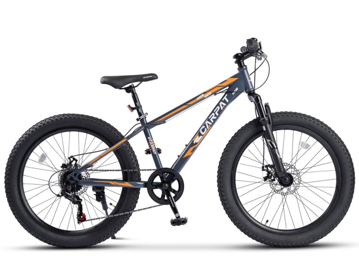 Bicicleta MTB-HT 24" CARPAT Ride S24109, cadru otel 14", manete RevoShift, frane disc, 7 viteze [2]