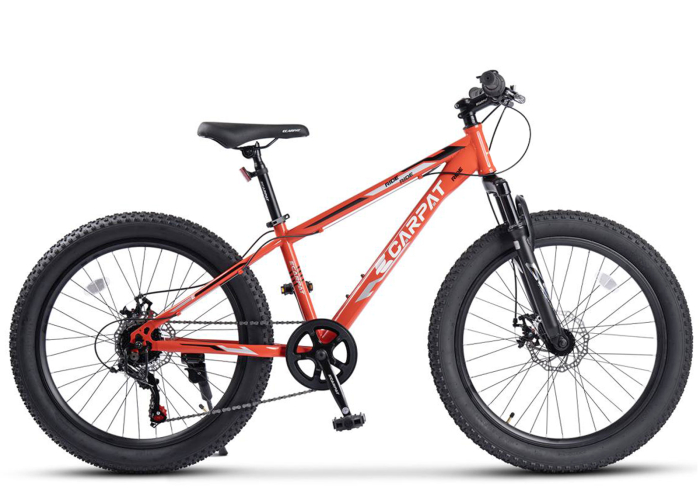 Bicicleta MTB-HT 24" CARPAT Ride S24109, cadru otel 14", manete RevoShift, frane disc, 7 viteze [2]