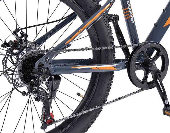 Bicicleta MTB-HT 24" CARPAT Ride S24109, cadru otel 14", manete RevoShift, frane disc, 7 viteze [7]