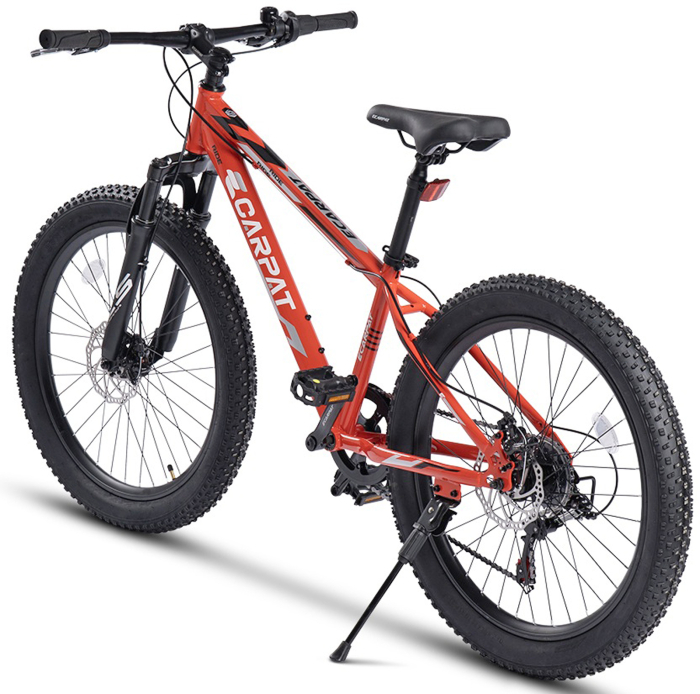 Bicicleta MTB-HT 24" CARPAT Ride S24109, cadru otel 14", manete RevoShift, frane disc, 7 viteze [3]