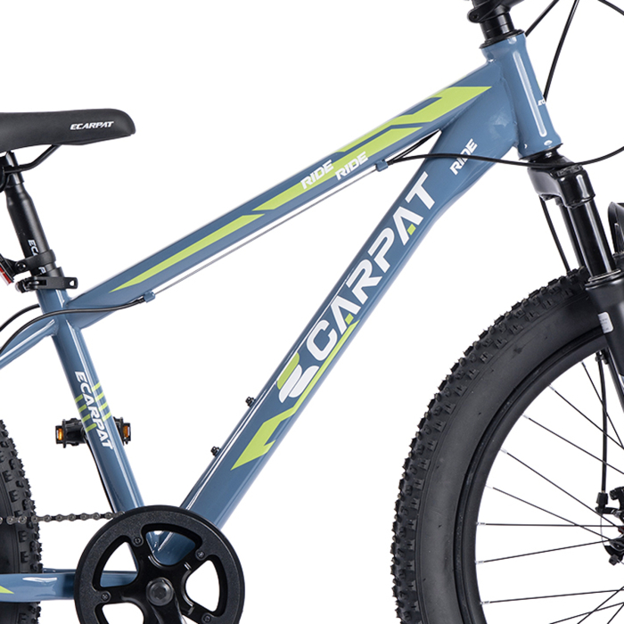 Bicicleta MTB-HT 24" CARPAT Ride S24109, cadru otel 14", manete RevoShift, frane disc, 7 viteze [10]