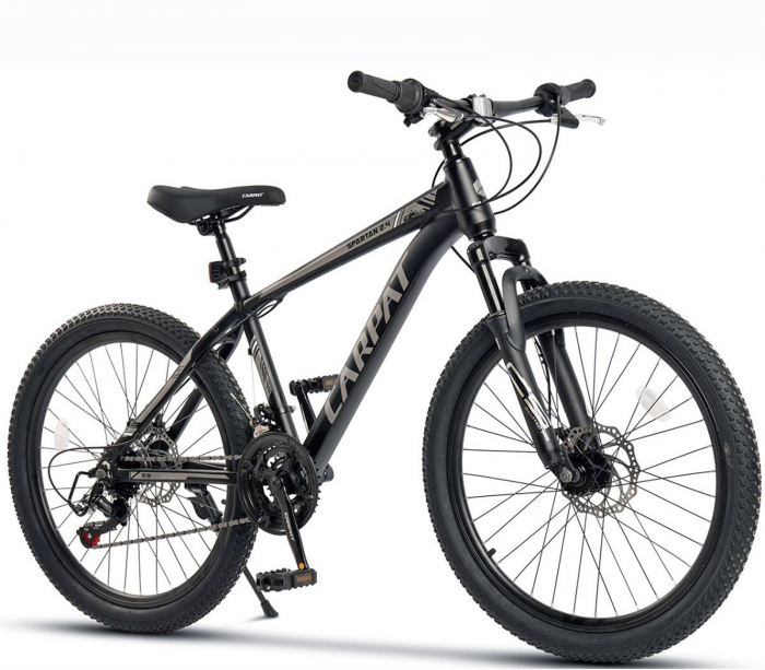 Bicicleta MTB-HT 24" CARPAT Spartan 2.4, cadru aluminiu 14.5", manete RevoShift, frane disc, 21 viteze [2]