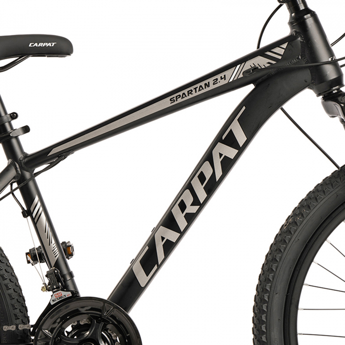 Bicicleta MTB-HT 24" CARPAT Spartan 2.4, cadru aluminiu 14.5", manete RevoShift, frane disc, 21 viteze [10]