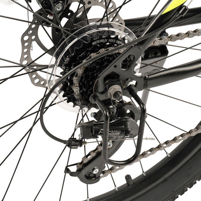 Bicicleta MTB-HT 24" CARPAT XR-1, cadru otel 15", manete RevoShift, frane disc, 21 viteze [7]