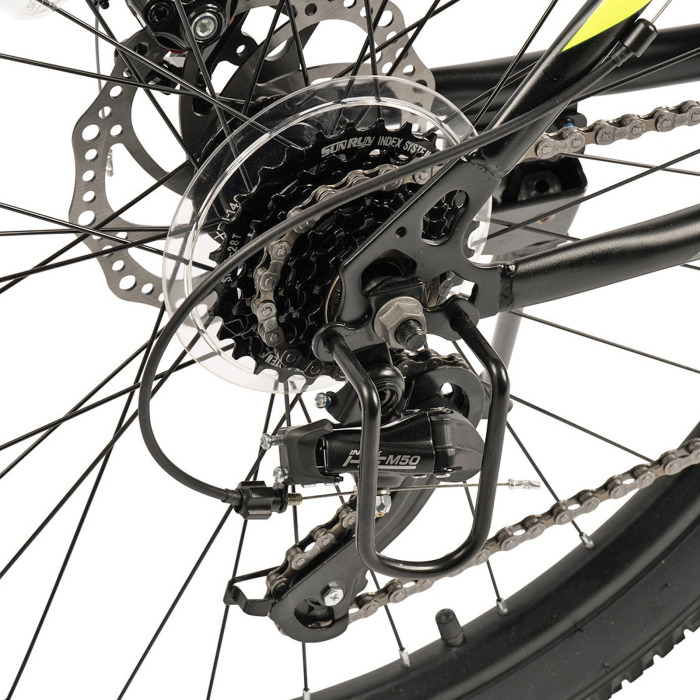 Bicicleta MTB-HT 24" CARPAT XR-1, cadru otel 15", manete RevoShift, frane disc, 21 viteze [7]