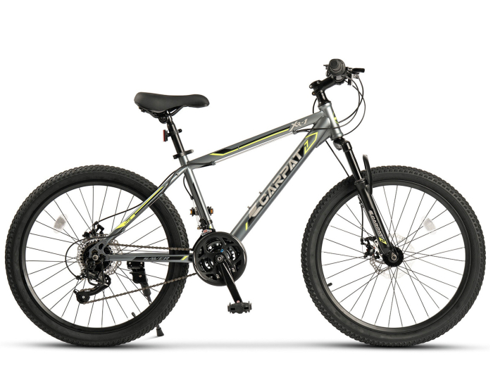 Bicicleta MTB-HT 24" CARPAT XR-1, cadru otel 15", manete RevoShift, frane disc, 21 viteze [2]