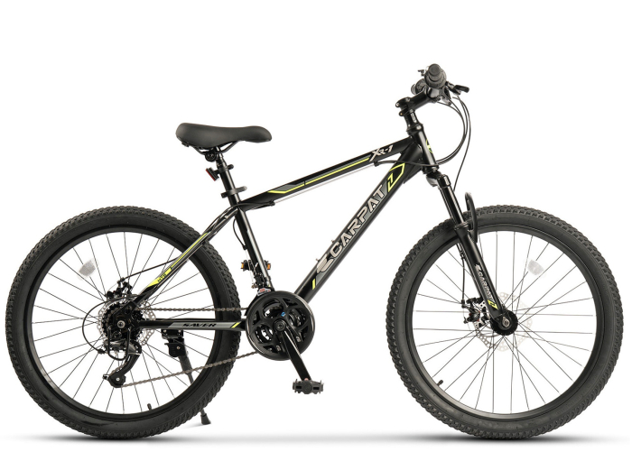 Bicicleta MTB-HT 24" CARPAT XR-1, cadru otel 15", manete RevoShift, frane disc, 21 viteze [2]