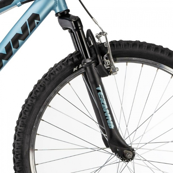 Bicicleta MTB-HT 24" DHS Terrana 2423, cadru aluminiu 13", manete revoshift, frane V-Brake, 18 viteze, albastru [2]