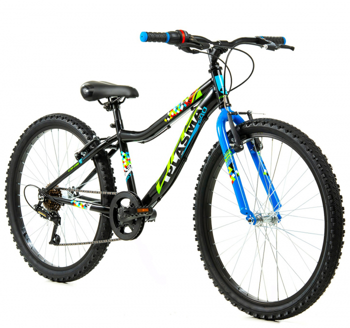 Bicicleta MTB-HT 24" DHS Plasma 240, cadru otel 13", manete revoshift,  frane V-Brake, 6 viteze [2]