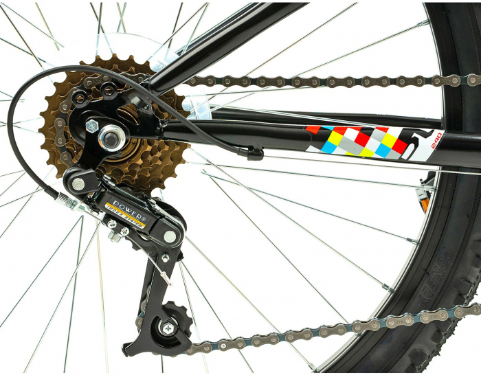 Bicicleta MTB-HT 24" DHS Plasma 240, cadru otel 13", manete revoshift,  frane V-Brake, 6 viteze [7]