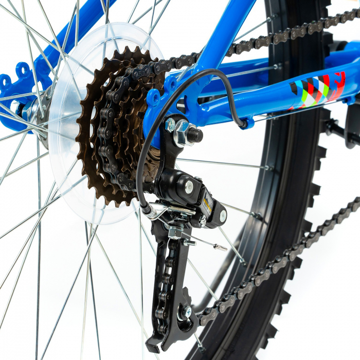 Bicicleta MTB-HT 24" DHS Plasma 240, cadru otel 13", manete revoshift,  frane V-Brake, 6 viteze [8]