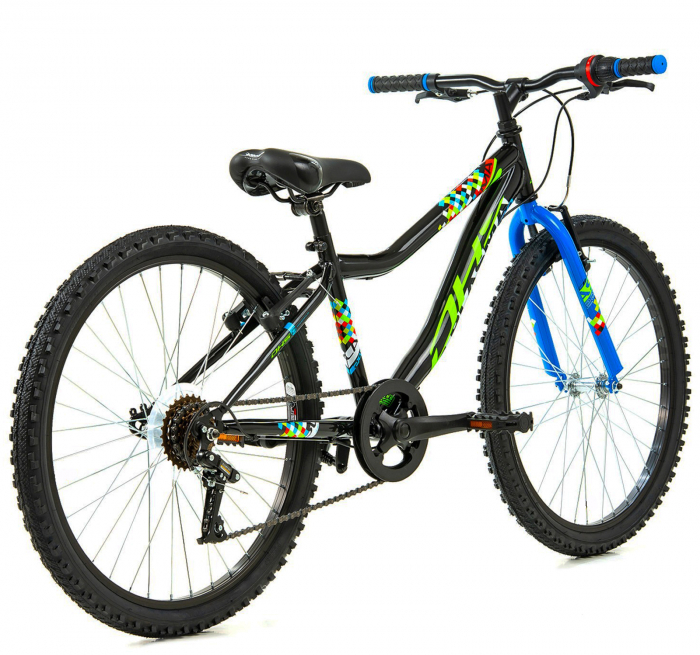 Bicicleta MTB-HT 24" DHS Plasma 240, cadru otel 13", manete revoshift,  frane V-Brake, 6 viteze [3]