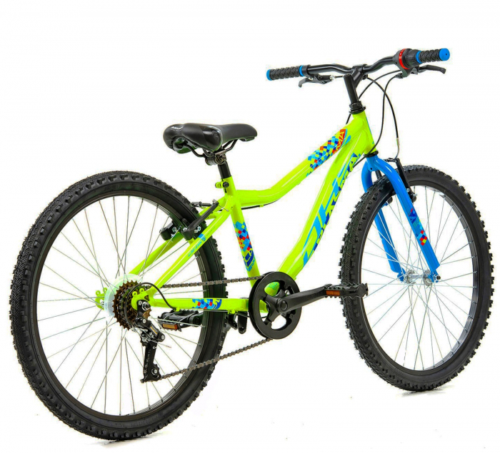 Bicicleta MTB-HT 24" DHS Plasma 240, cadru otel 13", manete revoshift,  frane V-Brake, 6 viteze [3]