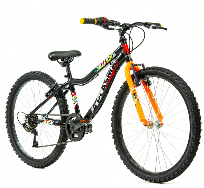 Bicicleta MTB-HT 24" DHS Plasma 240, cadru otel 13", manete revoshift,  frane V-Brake, 6 viteze [2]