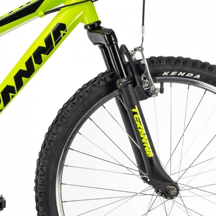 Bicicleta MTB-HT 24" DHS Terrana 2423, cadru aluminiu 13", manete revoshift, frane V-Brake, 18 viteze, albastru [2]