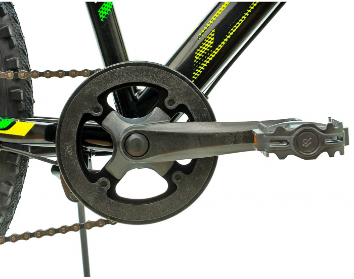 Bicicleta MTB-HT 24" DHS Turbo 240, cadru otel 13", manete revoshift, frane V-Brake, 6 viteze [6]