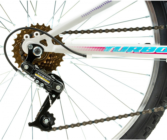 Bicicleta MTB-HT 24" DHS Turbo 240, cadru otel 13", manete revoshift, frane V-Brake, 6 viteze [7]