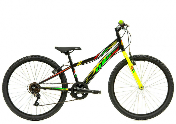 Bicicleta MTB-HT 24" DHS Turbo 240, cadru otel 13", manete revoshift, frane V-Brake, 6 viteze [1]