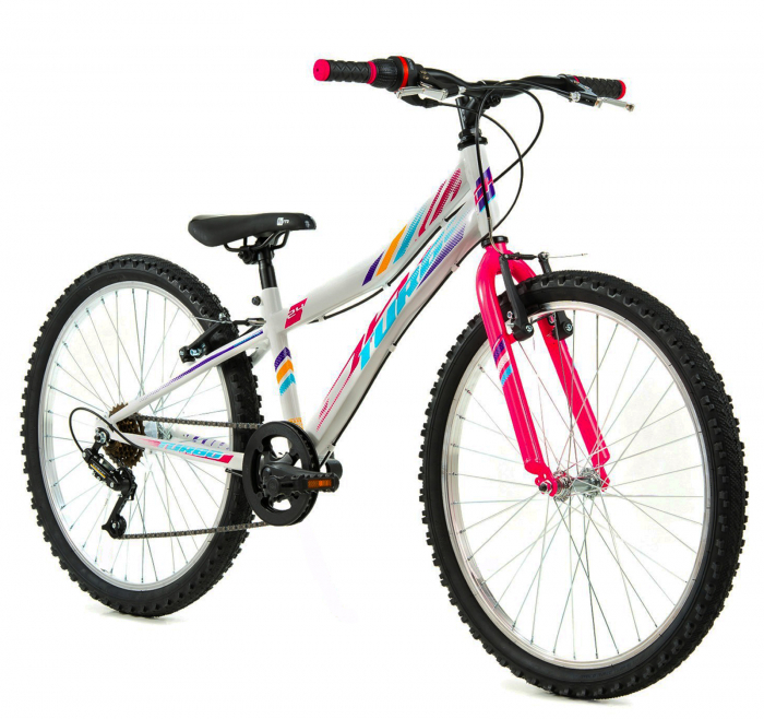 Bicicleta MTB-HT 24" DHS Turbo 240, cadru otel 13", manete revoshift, frane V-Brake, 6 viteze [2]