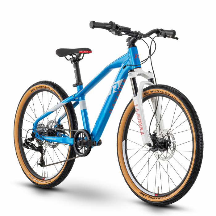 Bicicleta MTB-HT 24" RAYMON FourRay 4.0, cadru aluminiu 13", manete RevoShift, frane hidraulice, 8 viteze, abastru [1]