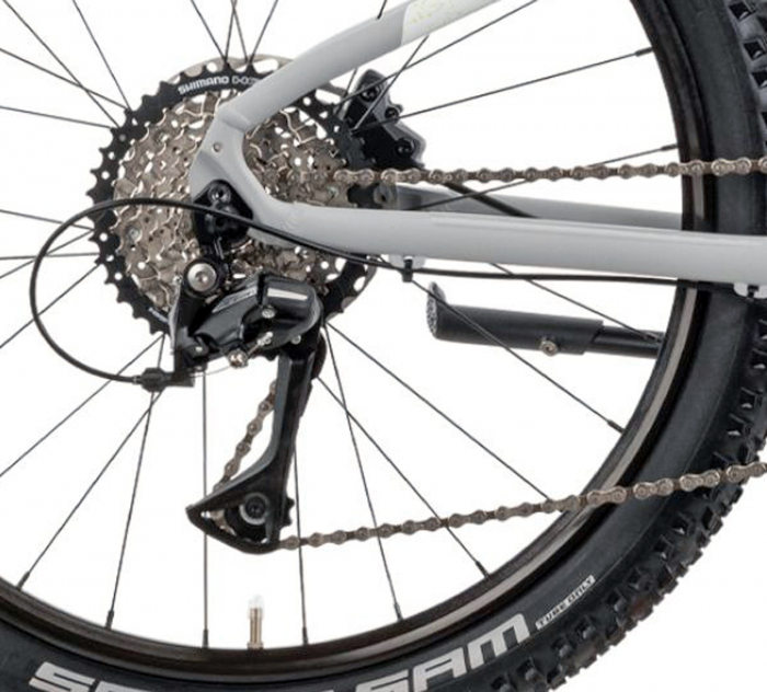 Bicicleta MTB-HT 24" RAYMON Yanga 24 Pro, cadru aluminiu 12", manete secventiale, frane hidraulice, 8 viteze, gri [6]