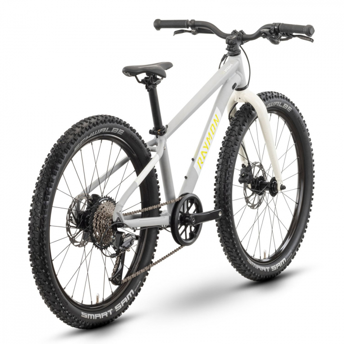 Bicicleta MTB-HT 24" RAYMON Yanga 24 Pro, cadru aluminiu 12", manete secventiale, frane hidraulice, 8 viteze, gri [3]