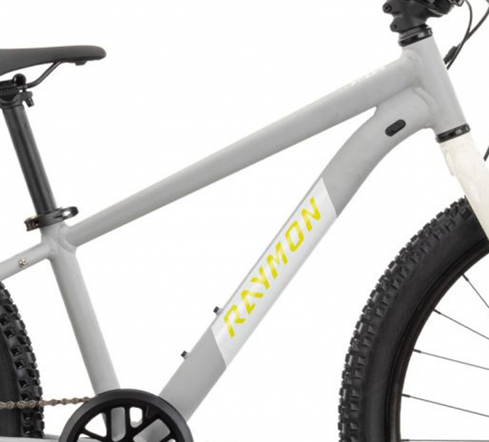 Bicicleta MTB-HT 24" RAYMON Yanga 24 Pro, cadru aluminiu 12", manete secventiale, frane hidraulice, 8 viteze, gri [8]