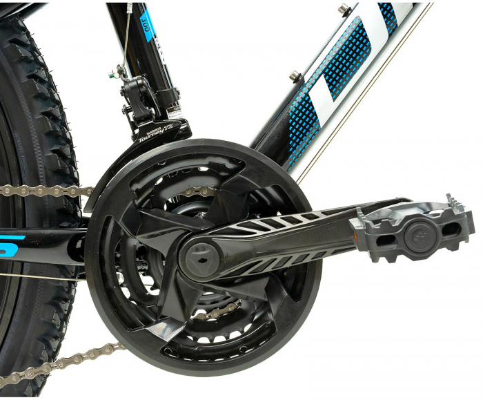 Bicicleta MTB-HT 24" TERRANA 2423, cadru aluminiu 12", manete revoshift, frane disc, 18 viteze [6]