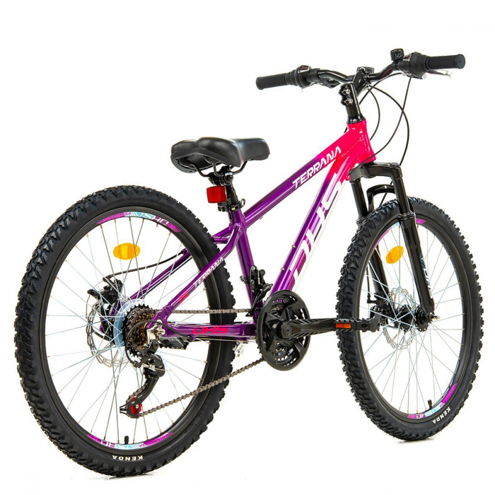 Bicicleta MTB-HT 24" TERRANA 2423, cadru aluminiu 12", manete revoshift, frane disc, 18 viteze [3]