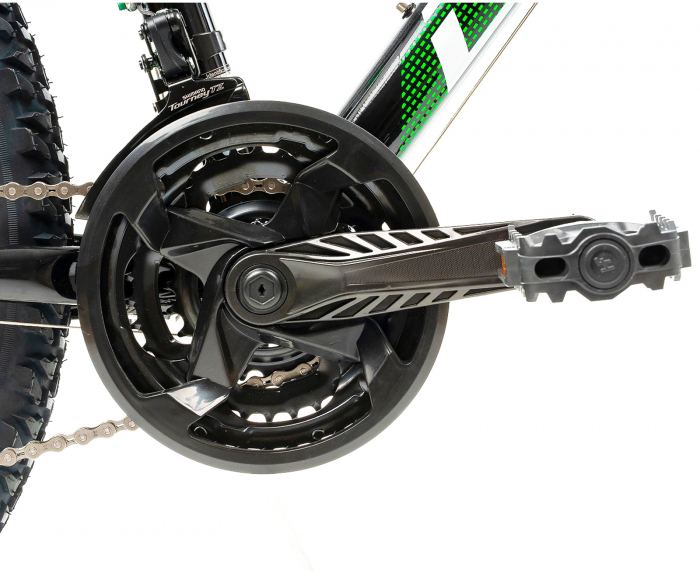 Bicicleta MTB-HT 24" TERRANA 2423, cadru aluminiu 12", manete revoshift, frane disc, 18 viteze [6]