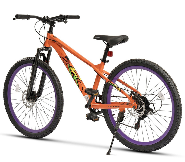 Bicicleta MTB-HT 24" VELORS Dirt 2.4, cadru otel 15", manete secventiale, frane disc, 7 viteze [3]