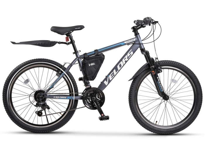Bicicleta MTB-HT 24" VELORS Neptune, cadru otel 17", manete RevoShift, frane V-Brake, 21 viteze [2]