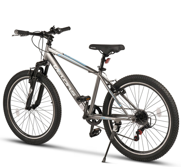 Bicicleta MTB-HT 24" VELORS Neptune, cadru otel 17", manete RevoShift, frane V-Brake, 7 viteze [3]