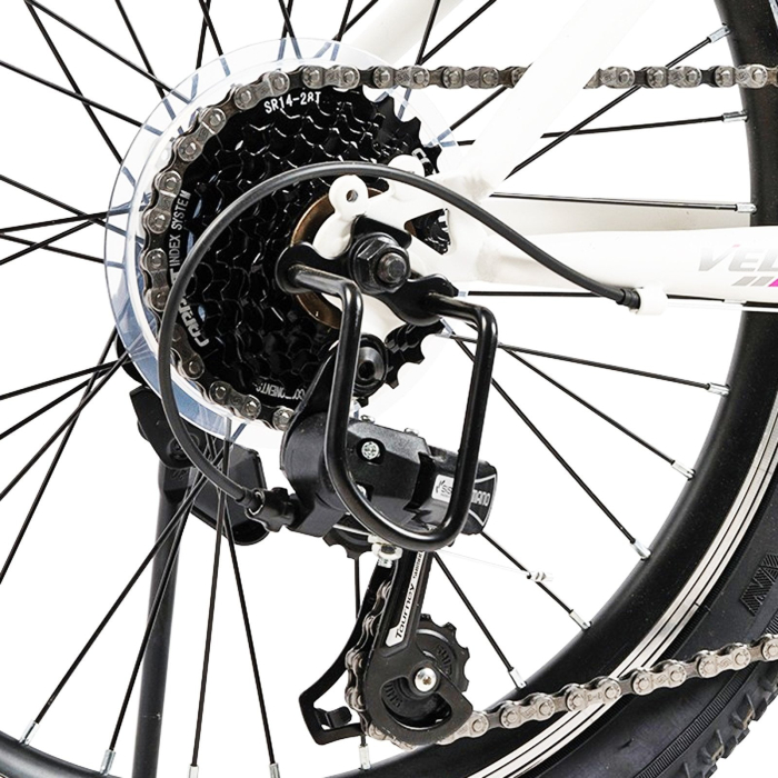Bicicleta MTB-HT 24" VELORS Neptune, cadru otel 17", manete RevoShift, frane V-Brake, 7 viteze [7]