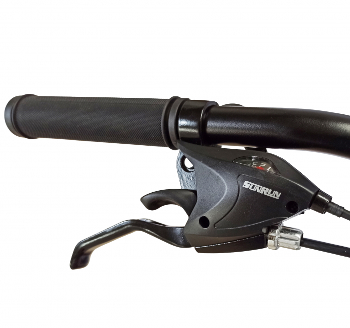 Bicicleta MTB-HT 26" BR Tornado, cadru aluminiu 13.5", manete secventiale, frane disc, 21 viteze [9]