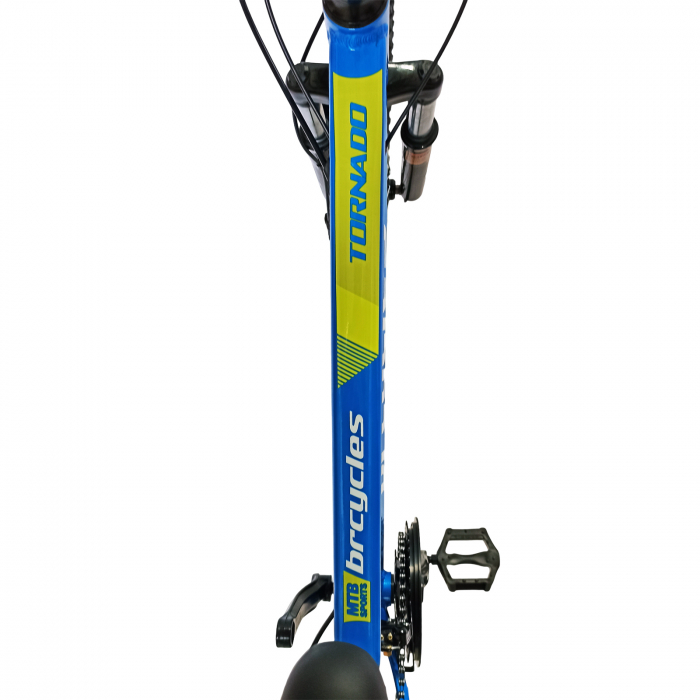 Bicicleta MTB-HT 26" BR Tornado, cadru aluminiu 13.5", manete secventiale, frane disc, 21 viteze [14]