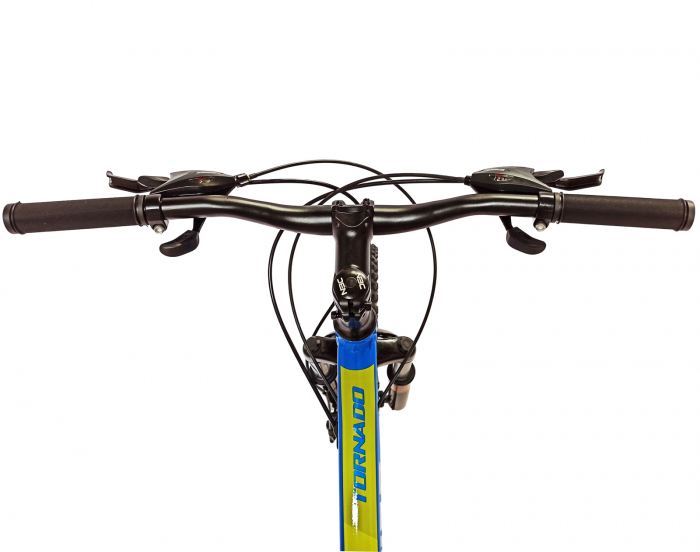 Bicicleta MTB-HT 26" BR Tornado, cadru aluminiu 13.5", manete secventiale, frane disc, 21 viteze [8]