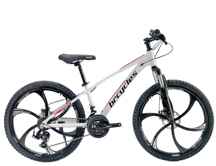 Bicicleta MTB-HT 26" BR Tornado ProMG, cadru aluminiu 13.5", jante magneziu, manete secventiale, frane disc, 21 viteze [1]