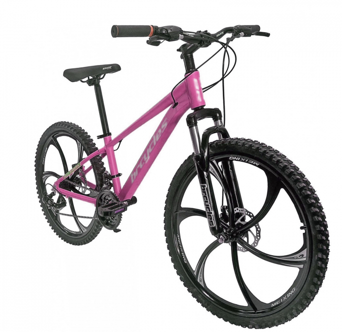 Bicicleta MTB-HT 26" BR Tornado ProMG, cadru aluminiu 13.5", jante magneziu, manete secventiale, frane disc, 21 viteze [2]