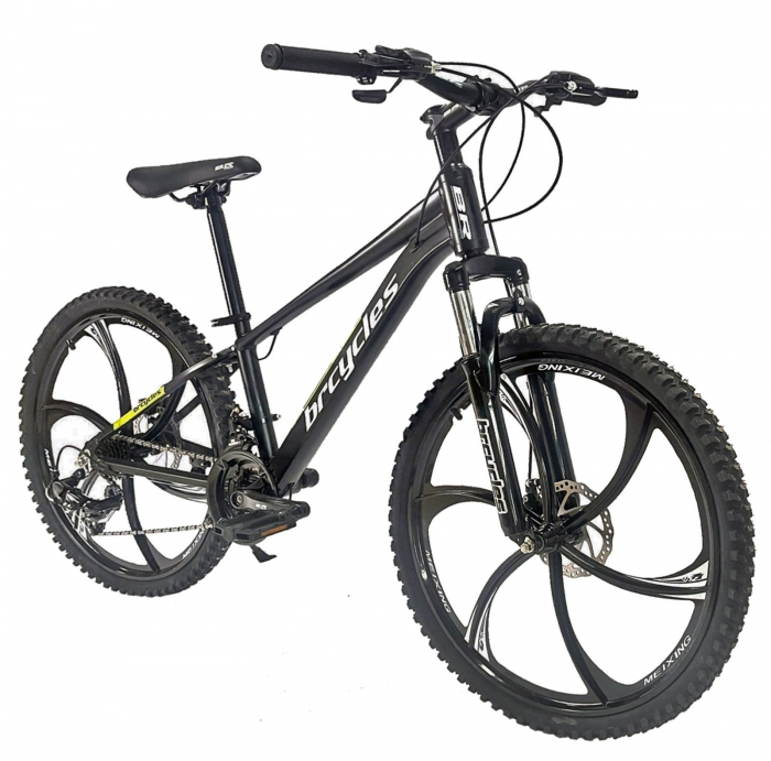 Bicicleta MTB-HT 26" BR Tornado ProMG, cadru aluminiu 13.5", jante magneziu, manete secventiale, frane disc, 21 viteze [2]