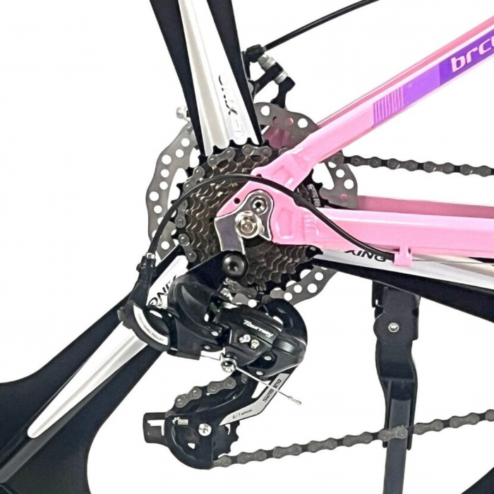 Bicicleta MTB-HT 26" BR Tornado ProMG, cadru aluminiu 13.5", jante magneziu, manete secventiale, frane disc, 21 viteze [6]