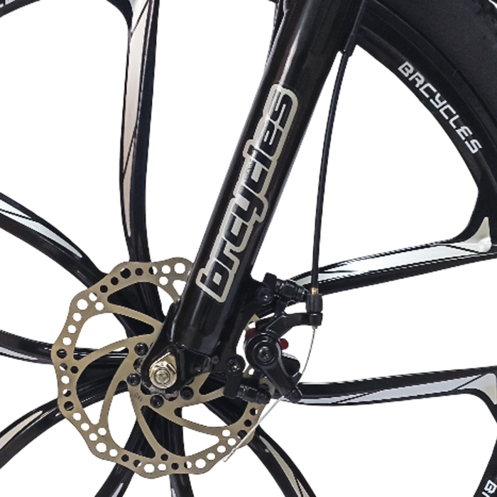 Bicicleta MTB-HT 26" BR Tornado ProMG, cadru aluminiu 13.5", jante magneziu, manete secventiale, frane disc, 21 viteze [5]