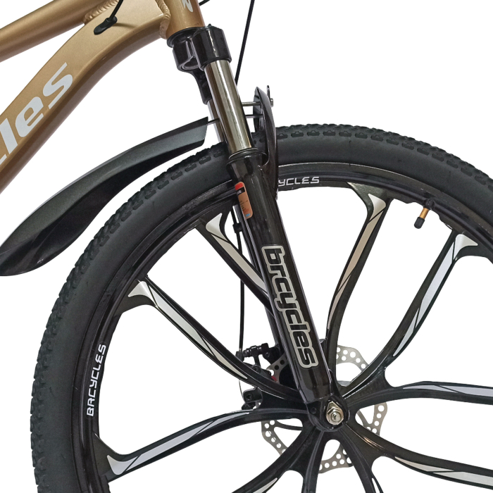 Bicicleta MTB-HT 26" BR Tornado ProMG, cadru aluminiu 13.5", jante magneziu, manete secventiale, frane disc, 21 viteze [4]