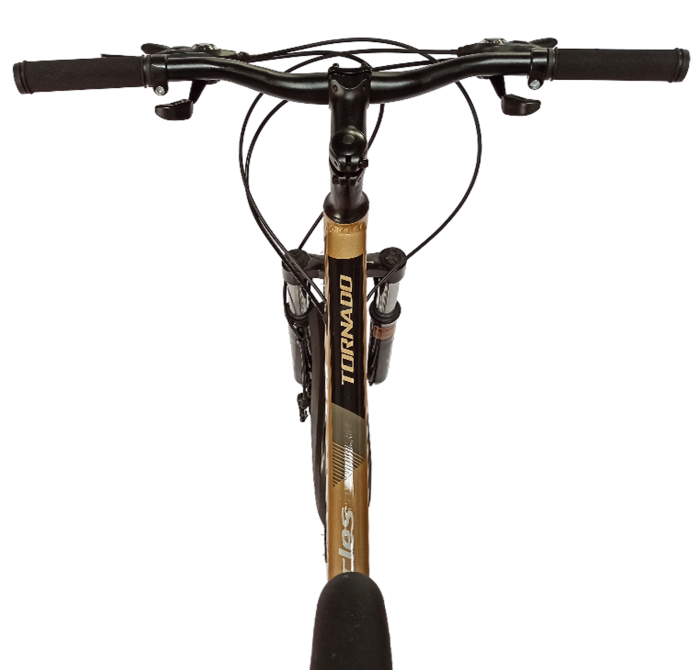 Bicicleta MTB-HT 26" BR Tornado ProMG, cadru aluminiu 13.5", jante magneziu, manete secventiale, frane disc, 21 viteze [7]