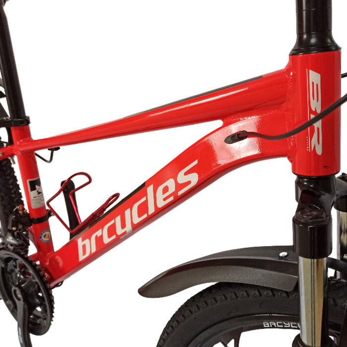 Bicicleta MTB-HT 26" BR Tornado ProMG, cadru aluminiu 13.5", jante magneziu, manete secventiale, frane disc, 21 viteze [16]