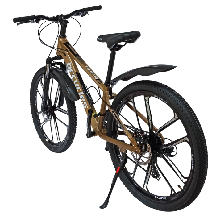 Bicicleta MTB-HT 26" BR Tornado ProMG, cadru aluminiu 13.5", jante magneziu, manete secventiale, frane disc, 21 viteze [3]