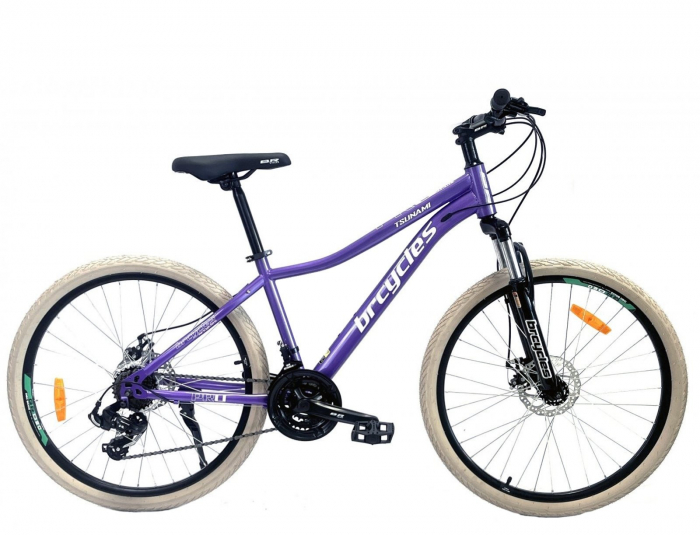 Bicicleta MTB-HT 26" BR Tsunami Pro2008 cadru otel, manete secventiale, frane disc, 21 viteze [2]