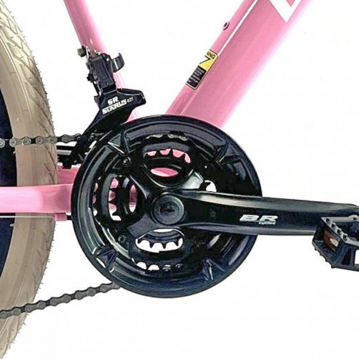 Bicicleta MTB-HT 26" BR Tsunami Pro2008 cadru otel, manete secventiale, frane disc, 21 viteze [8]